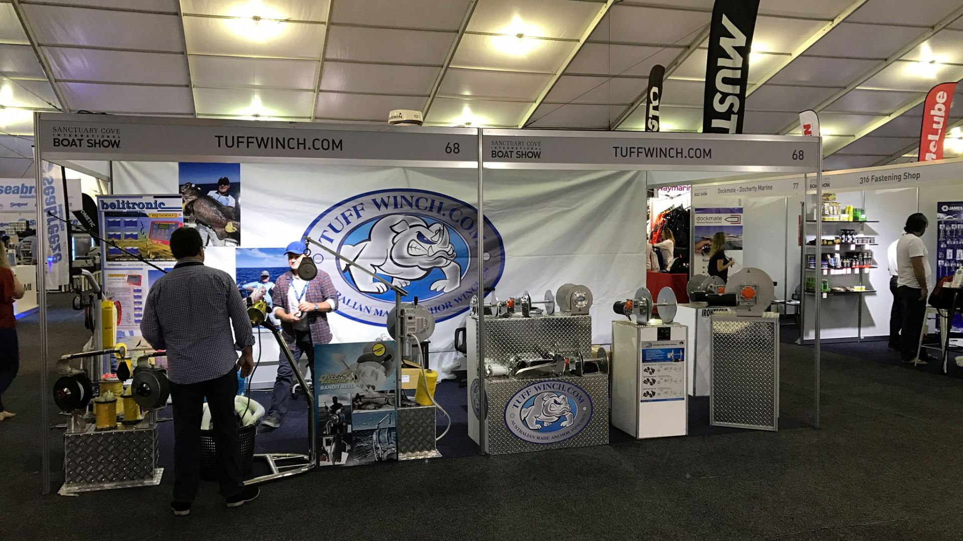 TUFF WINCH at the Sanctuary Cove Boat Show 